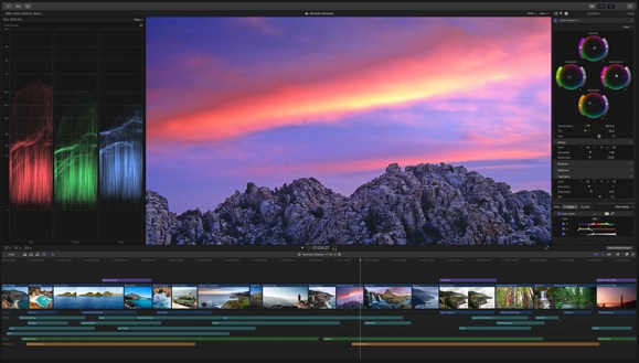 Apple Final Cut Pro画面